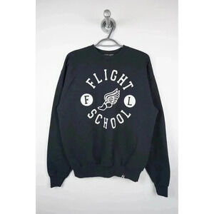 Fully Laced Sweatshirt Flight School Shoes Theme Men's Medium #580